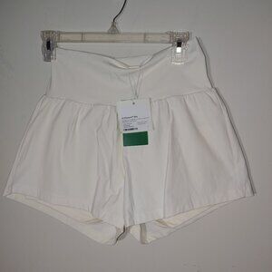 HALARA SoftlyZero Airy Yoga Shorts Size M Cream